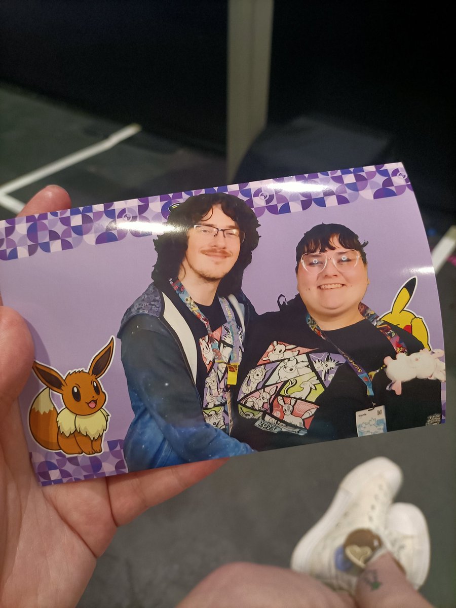 ShinySophs's tweet photo. So proud of my husband competing at his first Pokémon event! My champion @Elmatto753 🏆 #PokemonEUIC #Pokemon #EUIC https://t.co/4kORhjVdSv