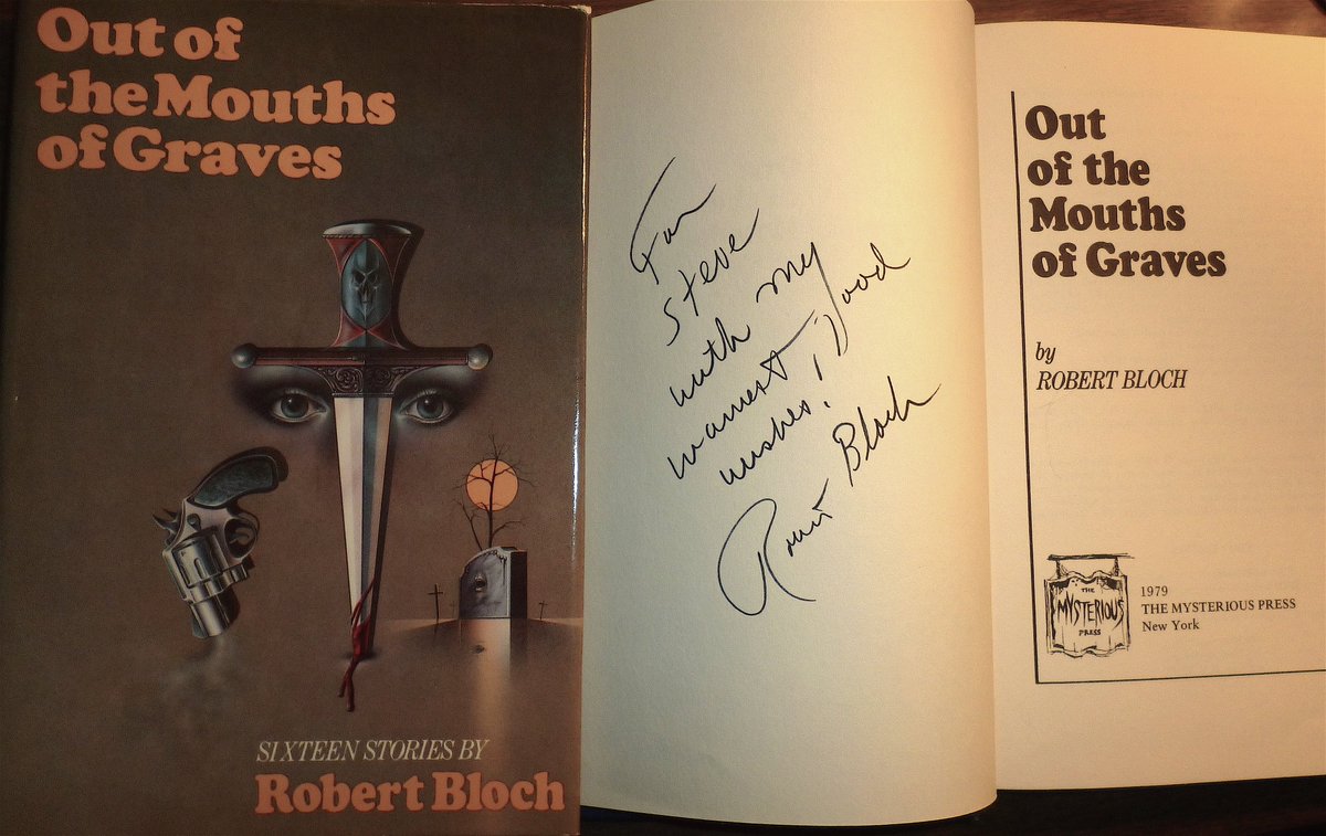 On this day in 1917, Robert Albert Bloch was born in Chicago, Illinois. This prolific author is best known for having penned the novel 'Psycho.' When I met him, I facetiously asked if anyone had ever asked him to sign a shower curtain. 'As a matter of fact, yes,' he replied.