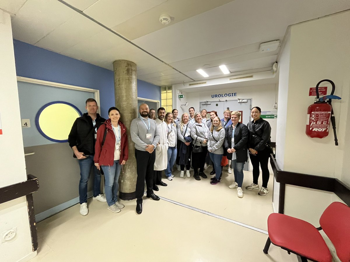 #EAU24 | Le service d’Urologie de l’<a href="/hopitalbichat/">Hôpital Bichat - Claude-Bernard AP-HP</a> <a href="/APHP/">Assistance Publique – Hôpitaux de Paris (AP-HP)</a> est fier d’avoir accueilli aujourd’hui 35 infirmières européennes à l’occasion du 39ème congrès EAU24 qui a lieu du 5 au 8 avril à Paris.