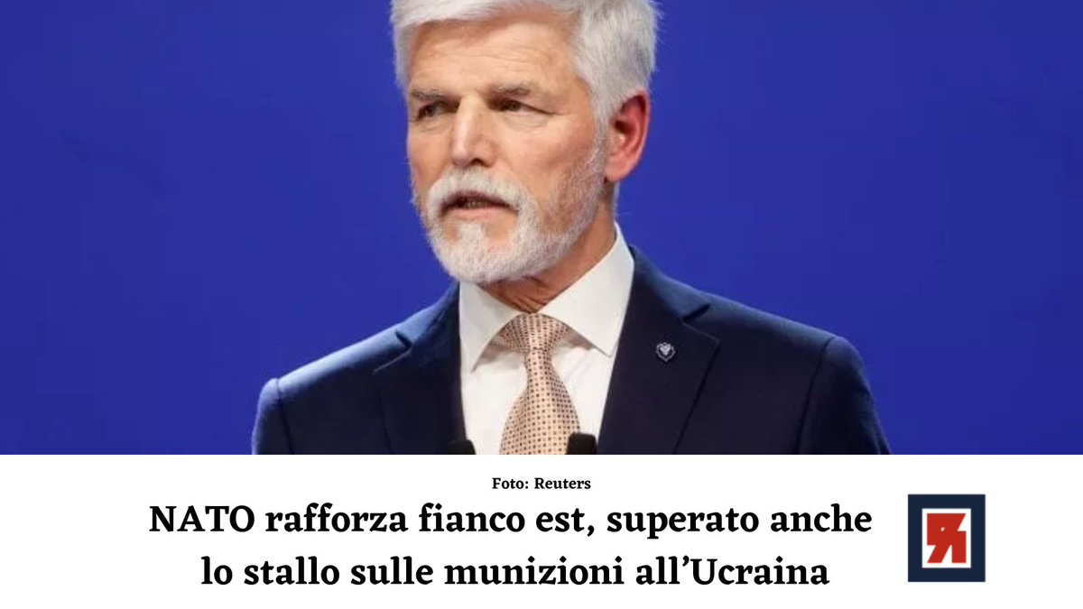 🪖🇺🇦🇪🇺Mentre la #NATO ha già ordinato il dislocamento di circa 100.000 militari in Polonia entro giugno 2024, dopo un certo stallo sul tema della fornitura di #munizioni all’Ucraina, la situazione si è sbloccata grazie alla #RepubblicaCeca.

↪️ urly.it/3_226