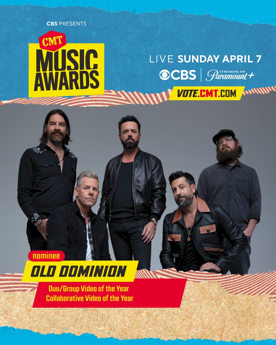 Remember when @OldDominion rocked the house in Raleigh? What a night! They're nominated for TWO CMT Awards! 🗣️ LAST CALL for votes! Send in up to 10 votes per category daily until the awards air this Sunday at 8PM. Vote now! ✅ vote.cmt.com