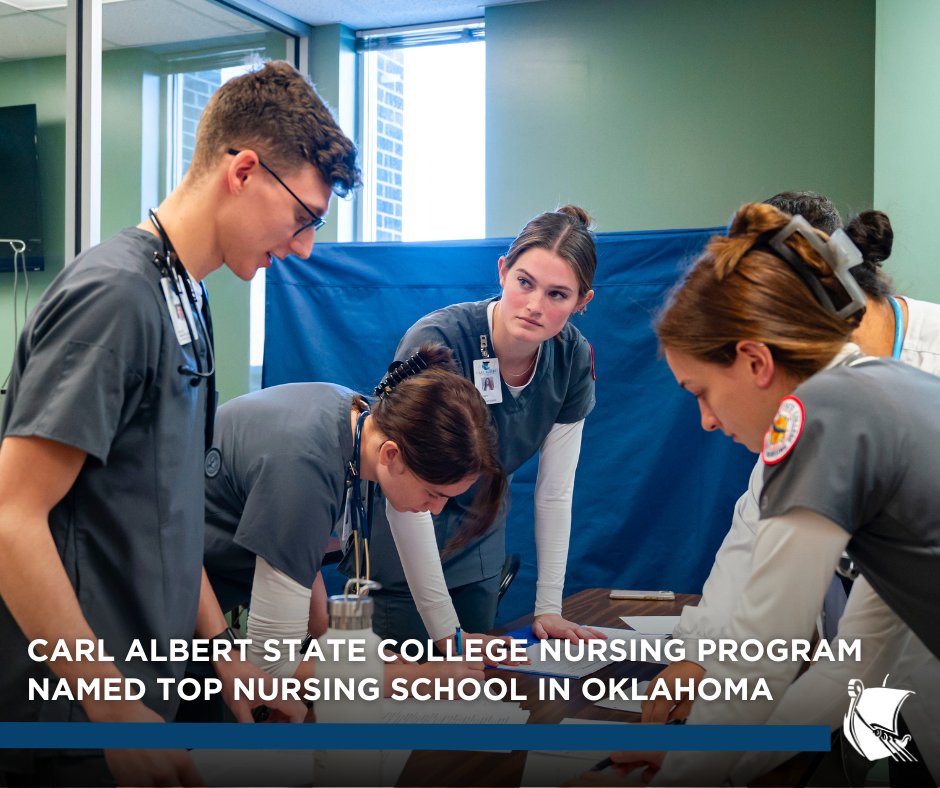 CASC NURSING PROGRAM NAMED TOP NURSING SCHOOL IN OK: CASC announces that AAS in Nursing Program has been recognized as the top nursing school in Oklahoma by Research.com, among the best schools apart from OU nursing programs. Full release: ow.ly/WVJF50R9t62