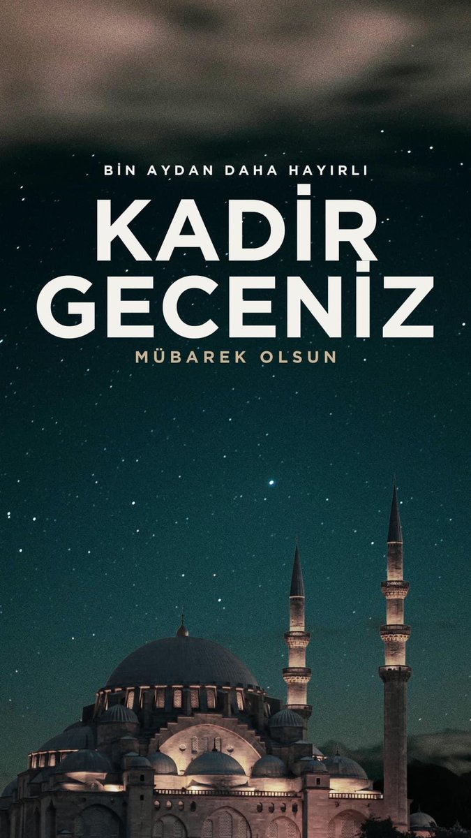 Kandilimiz Mübarek Olsun 
#kadirgecesi