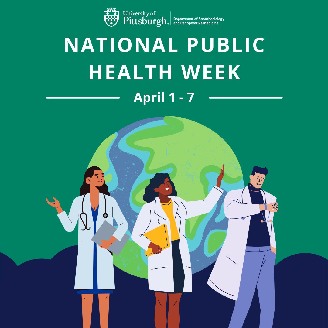 #PublicHealthWeek is a time where we focus not only on our personal health, but our neighborhoods and environment, our food and water, the and the communities we foster as well. We celebrate all of the healthcare professionals who work to protect and promote our health and