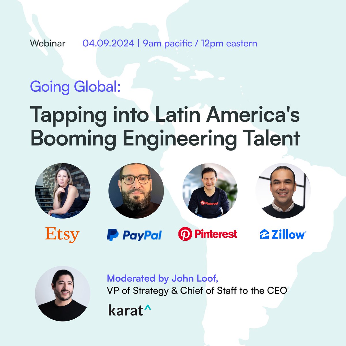 Building an engineering team in Latin America? Join us next week as we chat with talent acquisition and engineering experts from leading organizations with first-hand experience. Can’t make it? Register anyway, and we’ll send you the recording. 😉 bit.ly/3TDpuFp