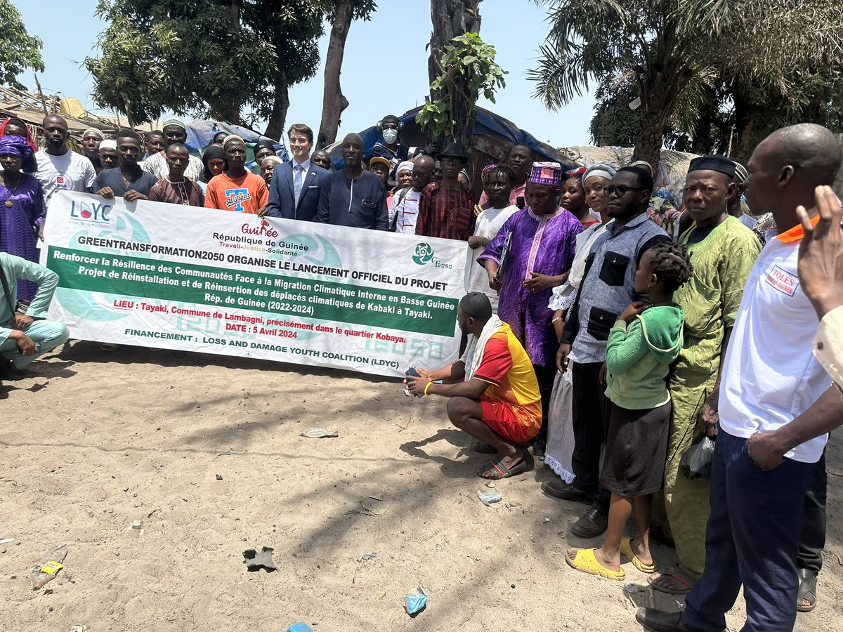 KalogaAlpha's tweet photo. Renforcer la Résilience des Communautés Face à la Migration Climatique Interne en Basse Guinée : Projet de Réinstallation et de Réinsertion des déplacés climatiques de Kabaki à Tayaki.
#kalogaalpha
#GreenTransformation2050
#radioenvironment
#ldyc https://t.co/v34C5vH7d2