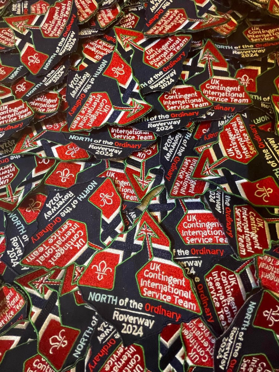 What’s better than a new badge? 1000 of them! Our International Service Team volunteers have designed and produced this badge that’s sure to be a hot swap at #roverway2024!