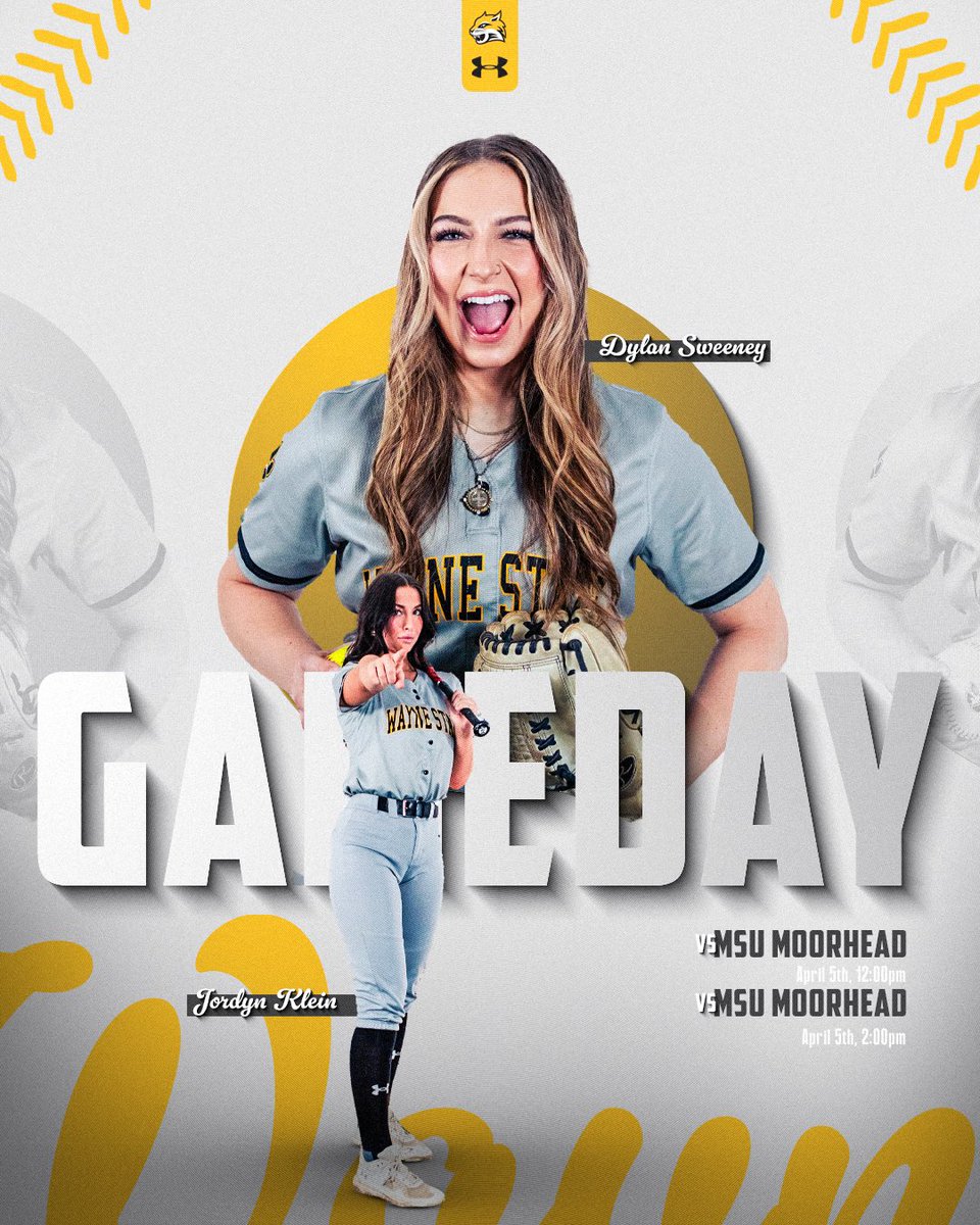 WSCWildcatSB's tweet image. 𝐆𝐚𝐦𝐞𝐝𝐚𝐲.

🆚 MSU Moorhead
⏰ 12pm &amp;amp; 2pm
📍 Wayne, Nebraska
📊 wscwildcats.com/sidearmstats/s…
📺 nsicnetwork.com/wscwildcats/

@dylanmsweeney | @_jordynklein_ | #GoCats