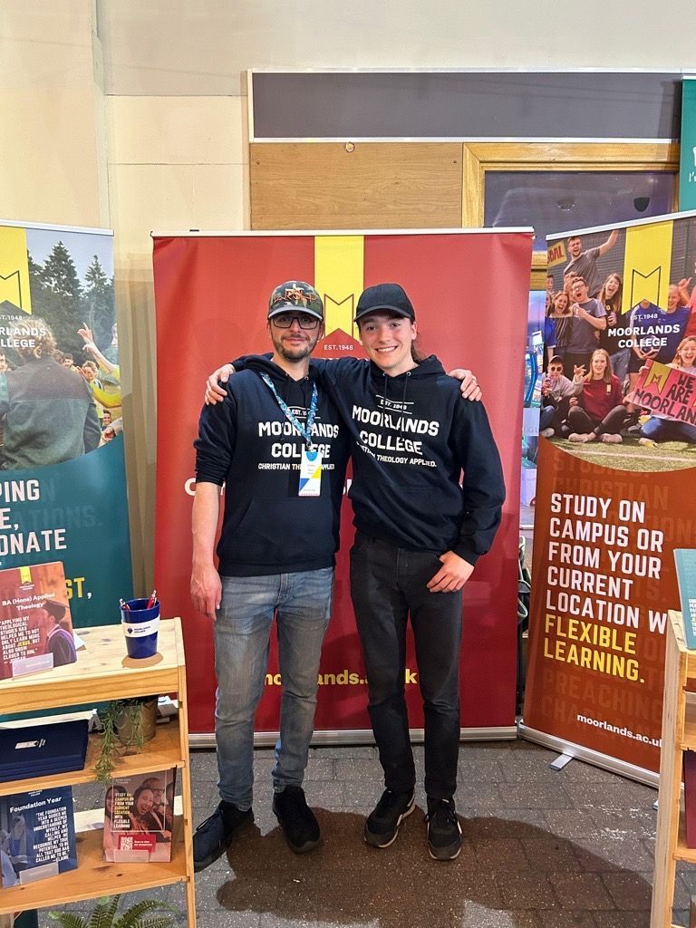 Matt and Toby have been at Spring Harvest in Skegness this week! They have been sharing the part that Moorlands College can play in people's journeys. If you’re there, say hello to them on their stand, or if you’re at Minehead next week, why not say hello to Harry and Sarah!