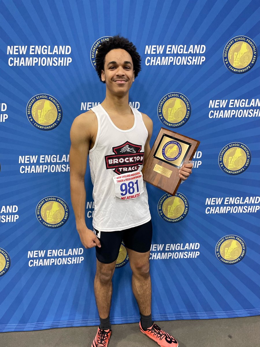 Grade 11 student Lucas Andrade was named to the Globe, Herald and Enterprise All-Scholastics team for his outstanding performances in winter track!

His time  of 7.37 seconds broke his own school record and is 13th in United States. We are so proud to celebrate his success!