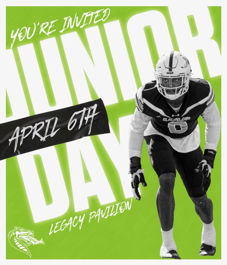 I’ll be at @UAB_FB tomorrow for Junior Day