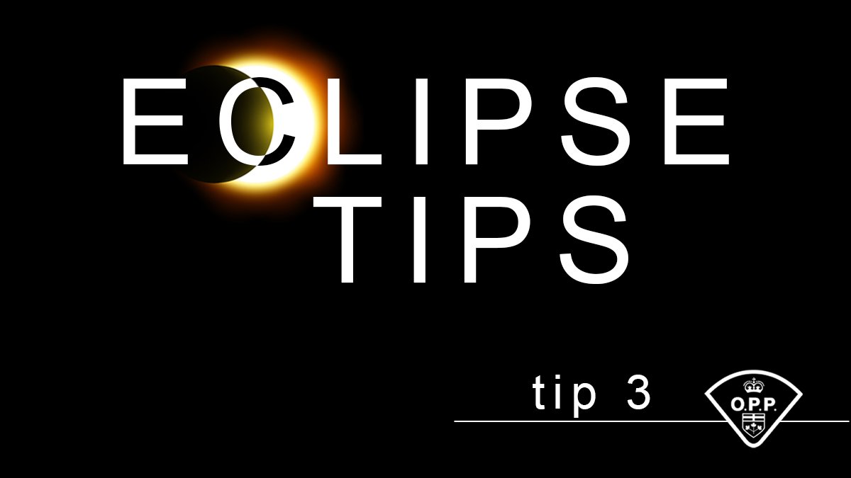 Anticipate potential delays when travelling to and from your destinations, as enthusiasts travel to witness the event. #EclipseTip - be vigilant about heightened pedestrian activity, especially near viewing areas and event sites. Exercise utmost caution and patience on all roads.