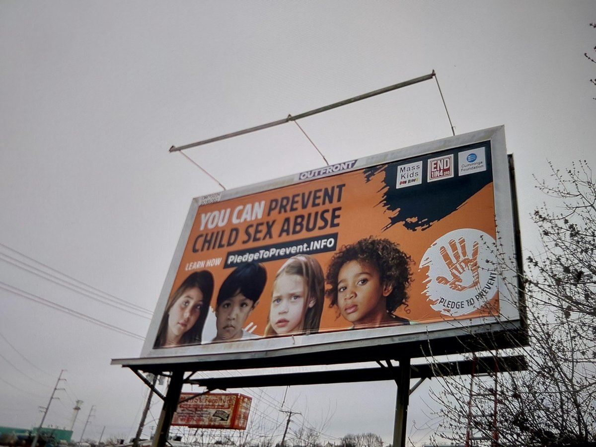 PledgePrevent's tweet image. More billboards out and about across Greater Boston for APRIL CHILD ABUSE PREVENTION MONTH! YOU CAN ACT TO MAKE A DIFFERENCE - Visit pledgetoprevent.info to take the pledge, join the movement and learn more! End1in4.org Pledge to Prevent Enough Abuse Campaign