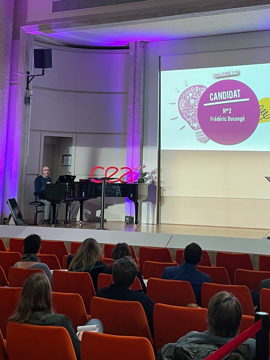 CEAParisSaclay's tweet image. #Innovation 💡| Ce sont 6 ingénieurs-chercheurs du @CEA_Officiel du centre Paris-Saclay qui sont montés sur scène ce jeudi pour présenter en 3 minutes chrono leurs plus belles inventions #3PI : 
🪛 un mécanisme pour de l&apos;assemblage simple, robuste et innovant
🧠une méthode de…