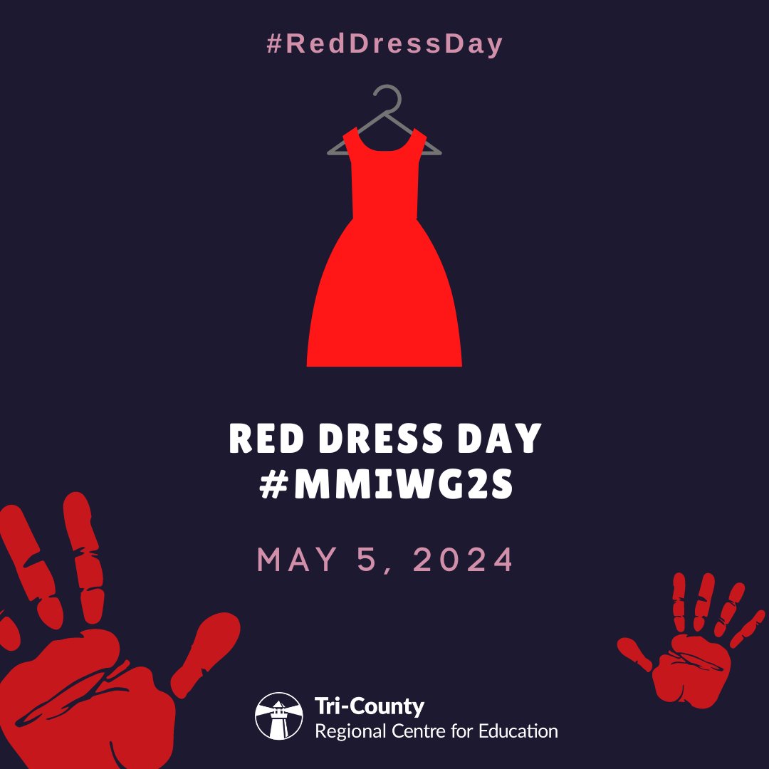 Tomorrow, May 5 is the National Day of Awareness for Missing & Murdered Indigenous Women, Girls, & Two-Spirit People (MMIWG2S). Also known as Red Dress Day, wearing red honours missing & murdered Indigenous women, girls & two-spirit people & encourages us take action for change.