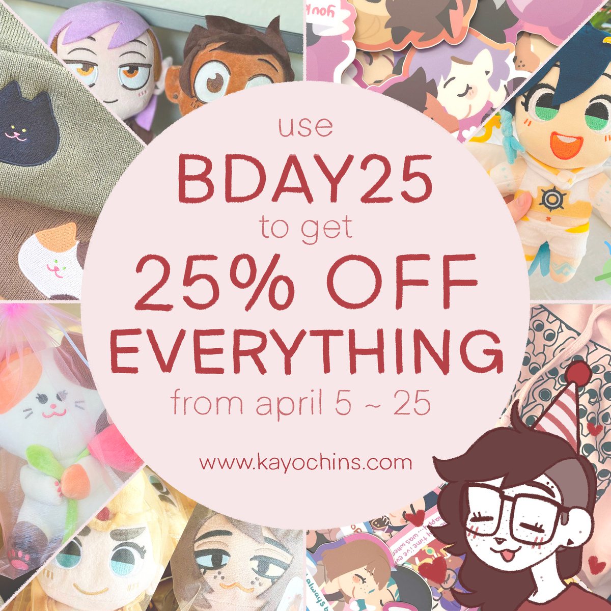 💗 BDAY SASA LELE IS LIVE! 💗 use code BDAY25 to get 25% off everything until april 25th! 🎂🎉 🔗 in bio 🎁