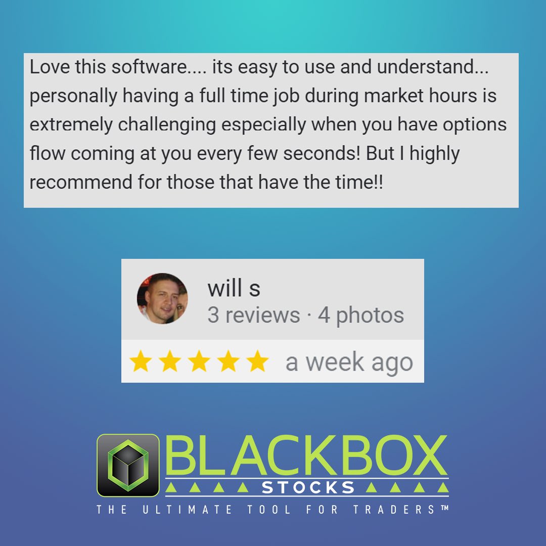 We’re excited to see another great 5 star review! We love to hear that the platform is easy to use and understand. If you’re looking for a platform that fits a busy lifestyle, we’ve got you covered. 🌟🙏🎊 #blackboxstocks #optionstrading #fintech