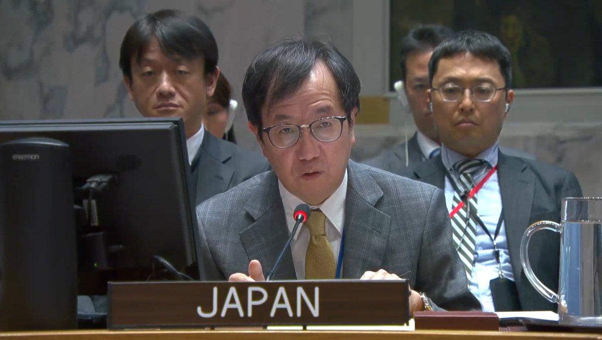 At #UNSC mtg on #MEPQ, 🇯🇵 urges all parties to achieve a ceasefire w/o further delay. We must save lives of civilians, incl. innocent children, by silencing the guns, expediting humanitarian deliveries into #Gaza, & working twrds the release of hostages

🔗un.emb-japan.go.jp/itpr_en/yamaza…