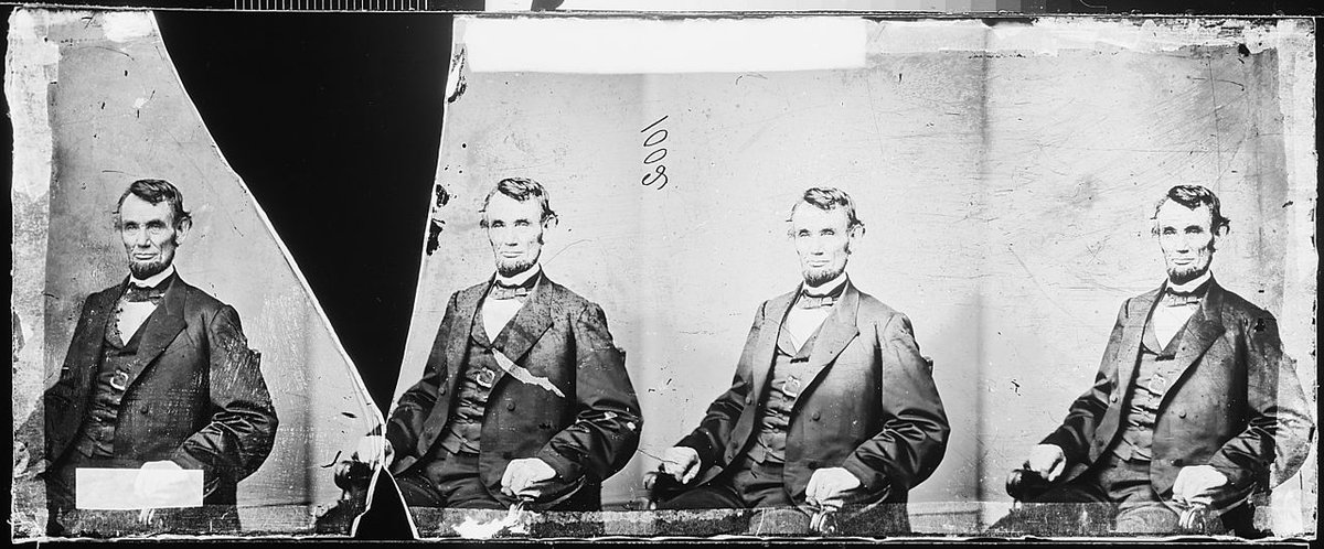 In February 2011, Annie Leibovitz came to the National Archives to photograph glass plate negatives of President Lincoln, which were captured by Mathew Brady. museum.archives.gov/featured-docum… #ArchivesSnapshot