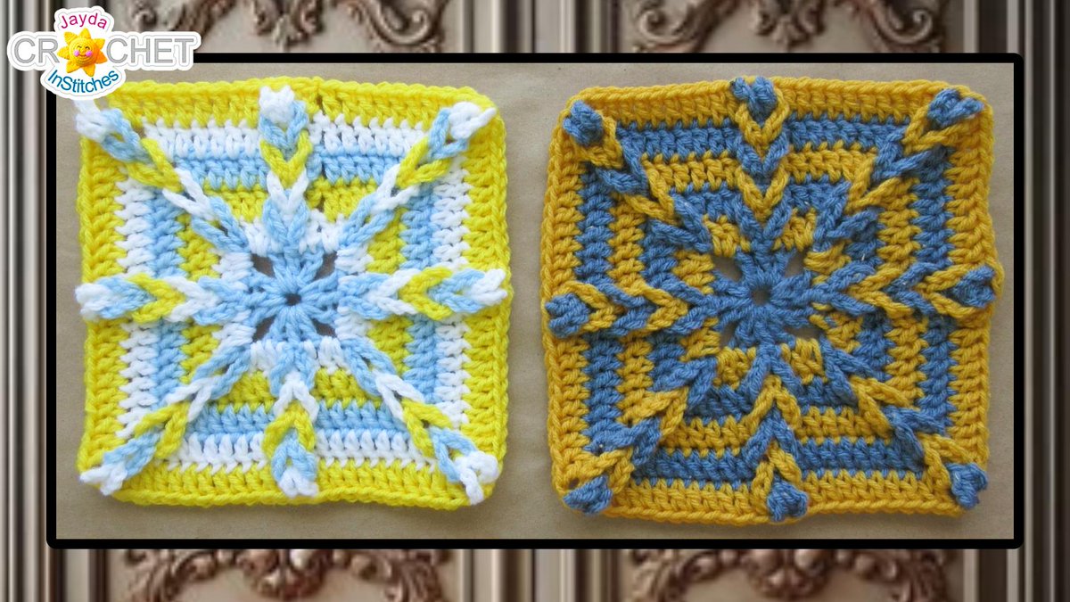 JaydaInStitches's tweet image. Looking for a new blanket project?  Follow along with our monthly squares for 2024.  Search Jayda InStitches Granny's Magical Cupboard!