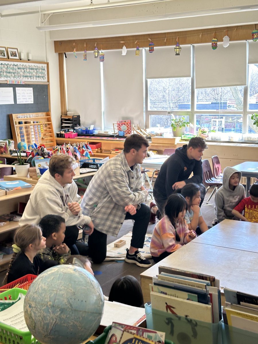 Good morning, these young men came over to Nokomis South Montessori and helped students with their assignments and did a fabulous job.@maverick_b5 ⁦@joey_gerlach⁩ ⁦@MattKingsbury3⁩ ⁦@MNFBDEV⁩