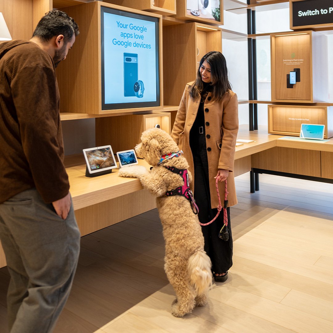 Exciting news! Our new Google Store has arrived in Boston on Newbury St. Stop by and explore all the latest and greatest Google products with us.