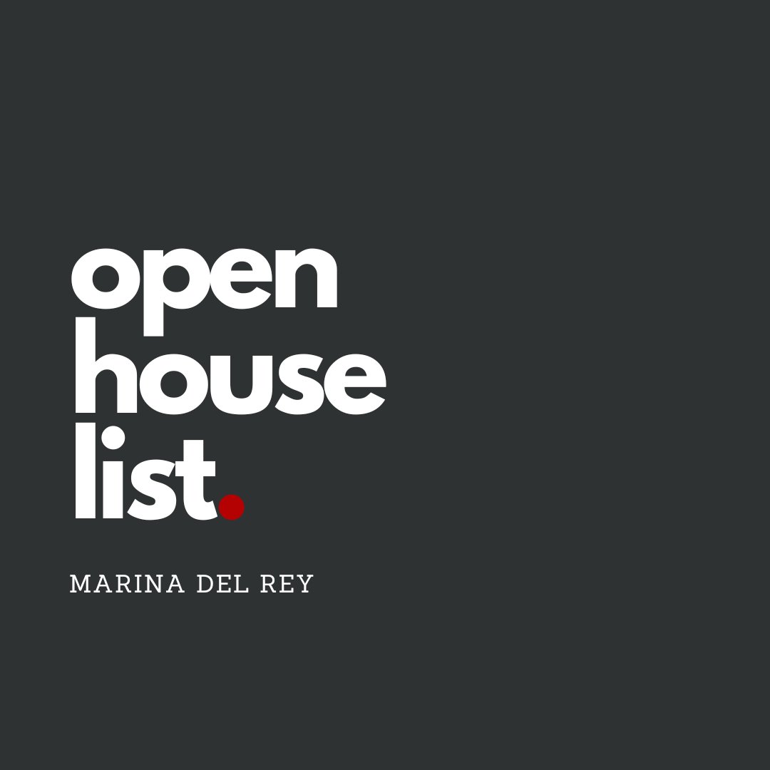 Marina del Rey open house list - siliconbeachedge.com/marina-del-rey…. DIY or we'll go with you. 𝗨𝘀𝗲 𝗼𝘂𝗿 𝗼𝗻-𝘀𝘁𝗮𝗳𝗳 𝗮𝘁𝘁𝗼𝗿𝗻𝗲𝘆 𝘁𝗼 𝘄𝗿𝗶𝘁𝗲 𝘆𝗼𝘂𝗿 𝗼𝗳𝗳𝗲𝗿𝘀❗ Buyer rebates apply. #teamedge #marinadelreyedge #siliconbeachproperties #siliconbeachedge