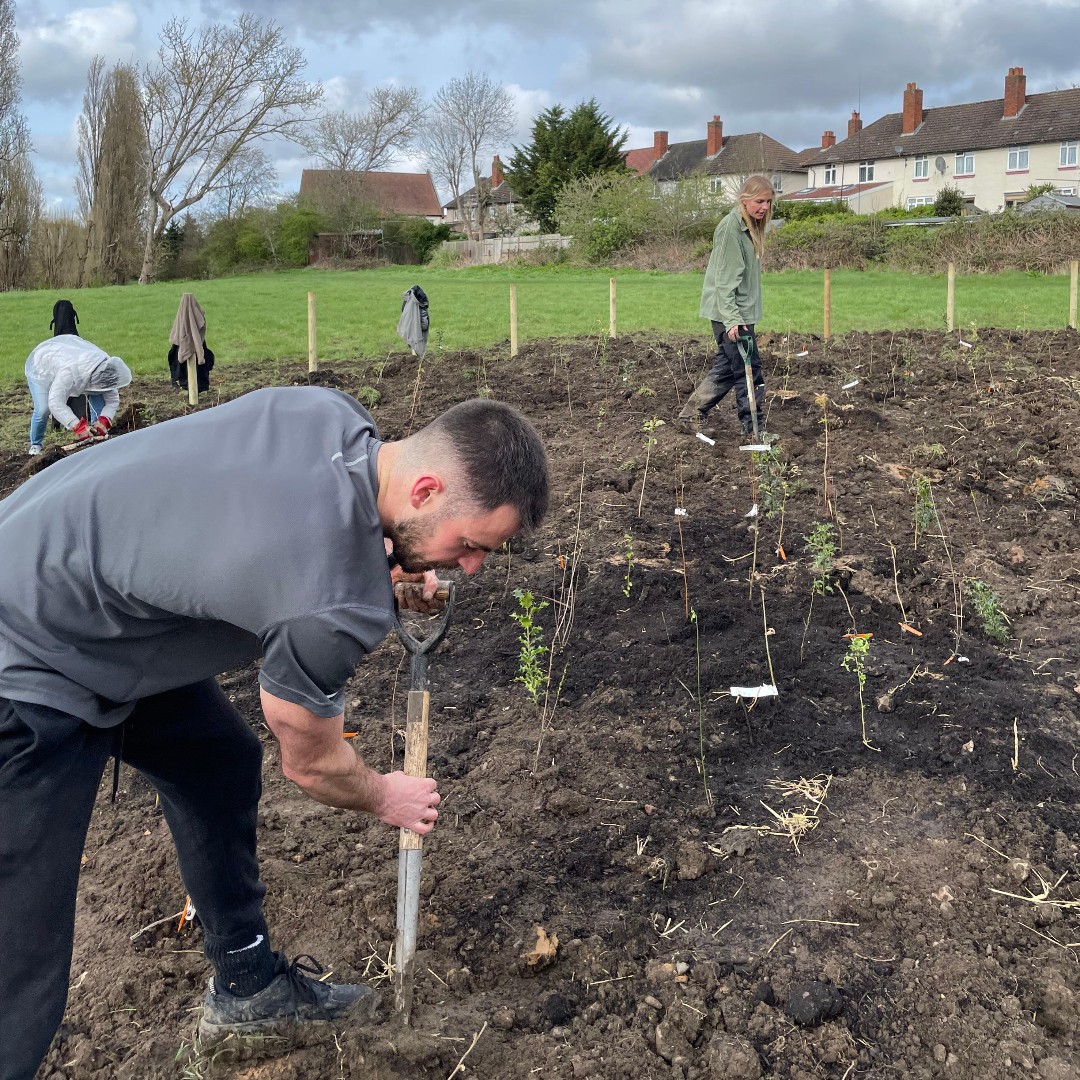 Engineers Matthew, Louis and Anna volunteered to plant trees at Chinbrook Meadows in Lewisham last week, as part of Earthwatch Tiny Forests. Price & Myers are supporters of Earthwatch, and their Tiny Forests programme brings woodland to the city and connects people with nature.