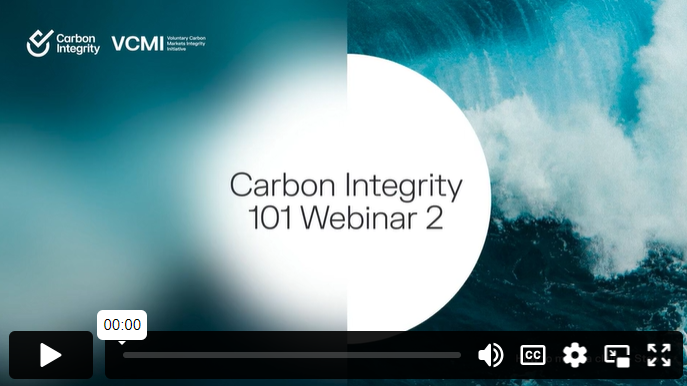 📚📝 Catch up on the second instalment of yesterday's #CarbonIntegrity 101 #webinar series on the VCMI website. Watch the recording, download the slides, and make sure to sign up for the next session on April 17: ow.ly/P4Wl50R8HF0 #climateaction #sustainability