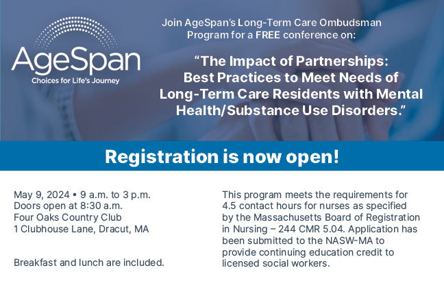 The conference is for long-term care staff, hospital case managers, social workers, nurses, and police and emergency management service providers. The focus is care of residents in long-term care with behavioral health needs. Click here to register: ow.ly/YKNZ50R8Igs