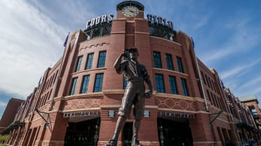 It is Opening Day at @CoorsField! Go @Rockies, beat Tampa Bay! While you're downtown, have lunch and do some shopping. #D10 #MrDowntown Photo from @MLB