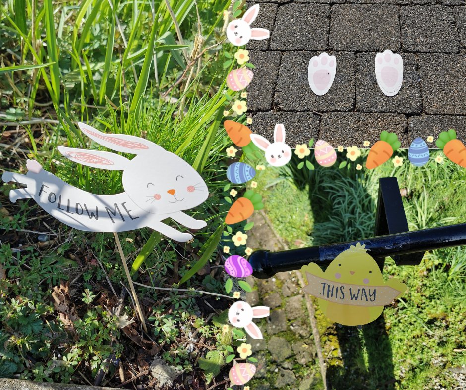 🥚💐🌷🌹🌺🥚 Last Sunday we had a visit from the Easter Bunny 🐰 who hid eggs all around our lovely gardens, and left some clues for where to search. Luckily we had some small visitors who were able to find them all! #TheLittleHospiceWithTheBigHeart💙 #EasterBunny #EggHunt