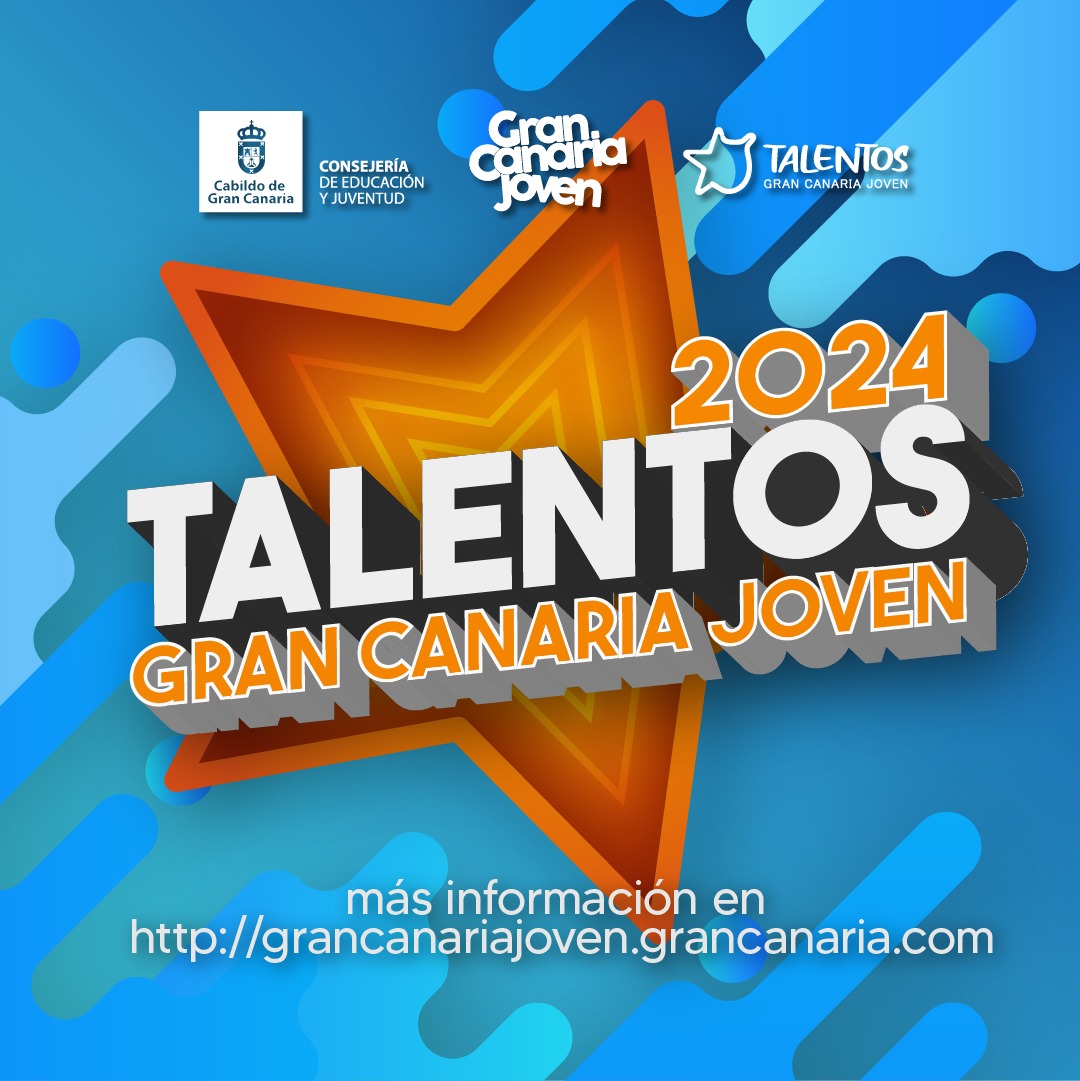 🌟 #Concurso de #Talentos Gran Canaria Joven🌟 Se abre la nueva edición para todos aquellos #jóvenes artistas que quieran darse a conocer.👩‍🎤 Premios:  🥇 1º: 2.500€ 🥈 2º: 1.000€  🥉 3º: 500€  acortar.link/9934g5  #JovenesTalentos #juventud #artistas #GranCanaria