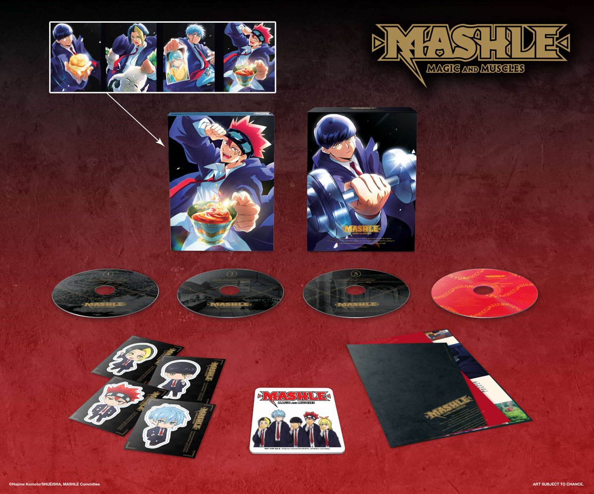 'I've got no choice but to crush it with my fist.' 👊 The first season of this off-kilter magical fantasy will finally be yours to take home! Pre-order the MASHLE: MAGIC AND MUSCLES Season 1 Complete Blu-ray Box today! 🛍️: mashleanime.com/bluray/