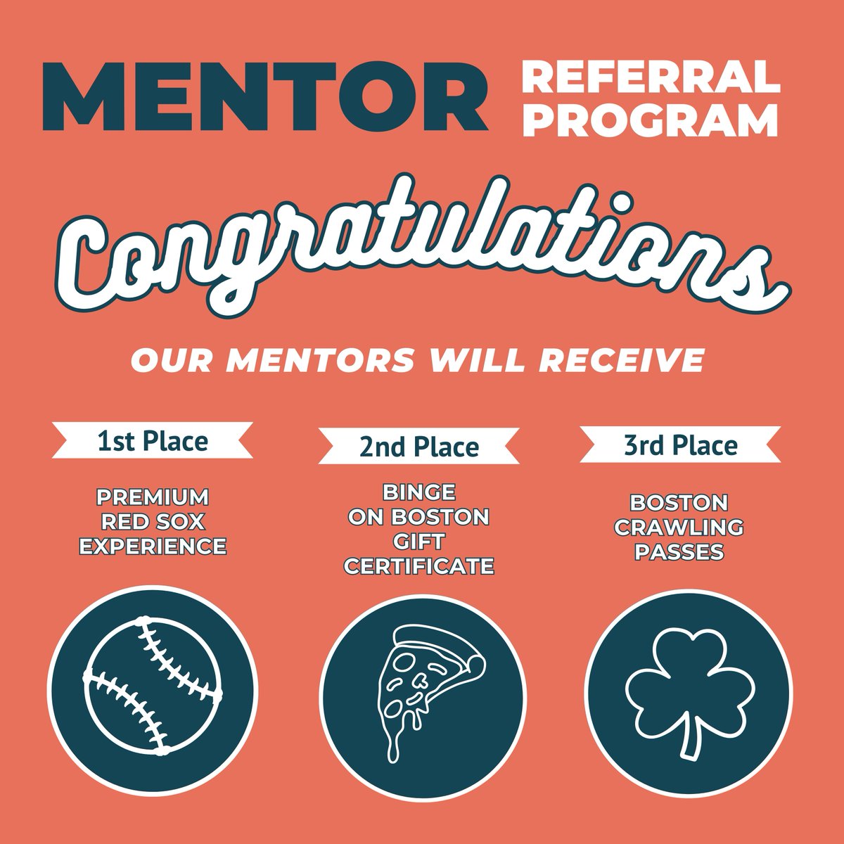 Congratulations to the winners, Ilya Yudkovich, Maya Jones, and Jackie Roman.  All three volunteer mentors have made a massive difference in supporting BPIE in our recruitment efforts. We hope you have a fantastic time during these experiences as a thank you for all you do.