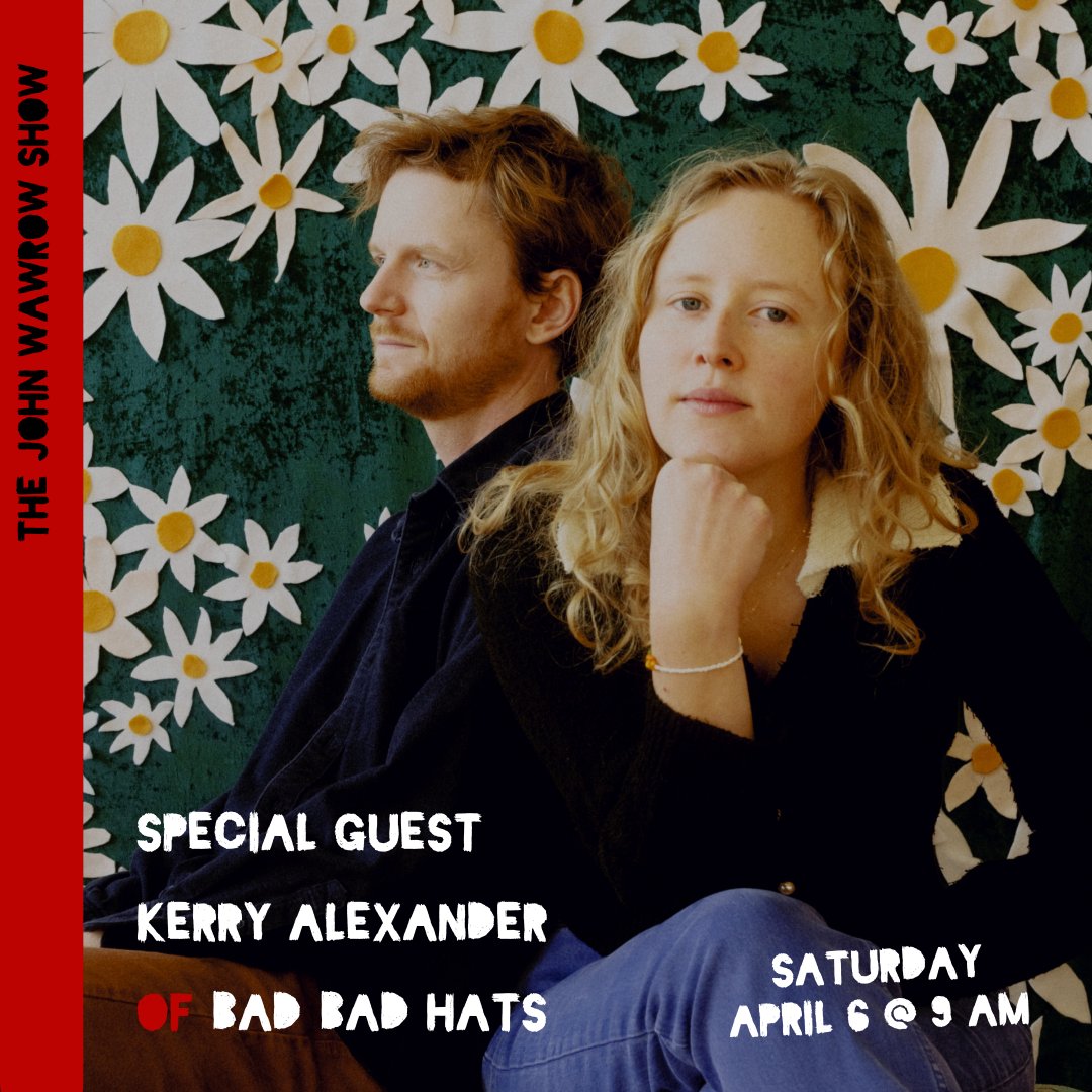🎙️ Kerry Alexander of @BadBadHats joined @john_wawrow to talk about the Minneapolis indie rock band's new self-titled album (due out April 12), an unconventional approach to songwriting, tour life, and more.
