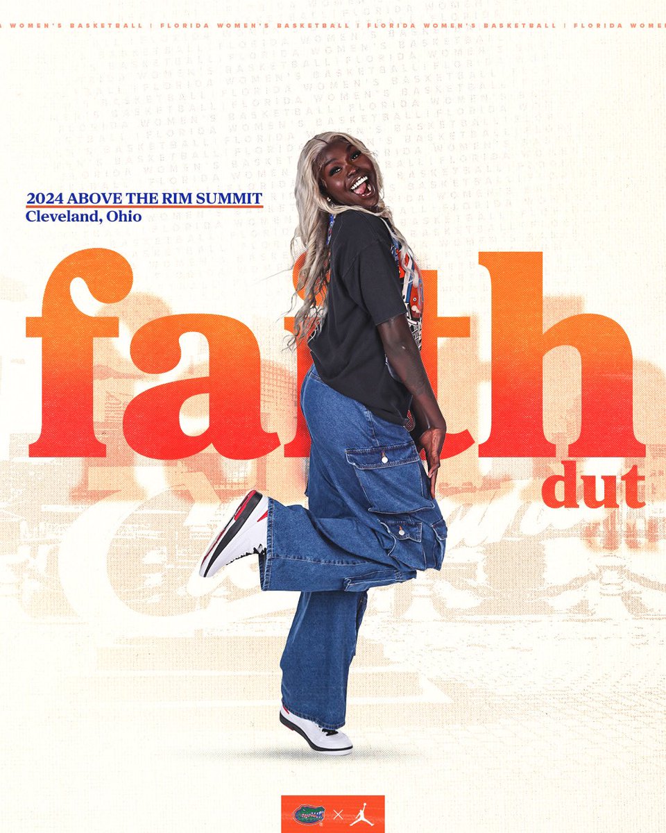 Representing at the Final Four ✨ @faithdut7 has been selected to participate in the 2024 Above the Rim Summit! 📰 bit.ly/3TEPPBG | #GoGators