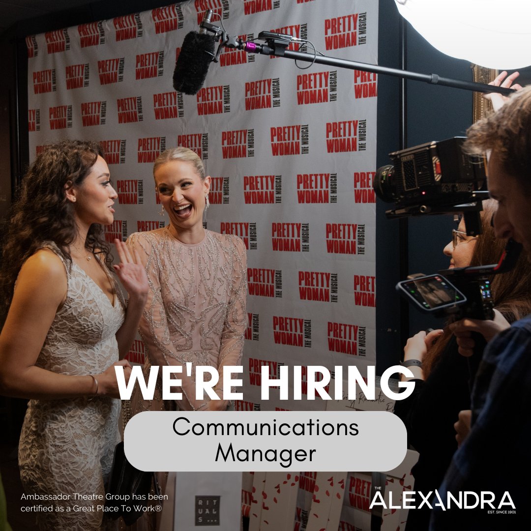 ⭐ WE'RE HIRING ⭐ We are recruiting for a Communications Manager to join our team atgtix.co/4aEsMxV If you are someone with experience of running comms and PR campaigns from creation through to analysis and review, and you love theatre, then this is the role for you!