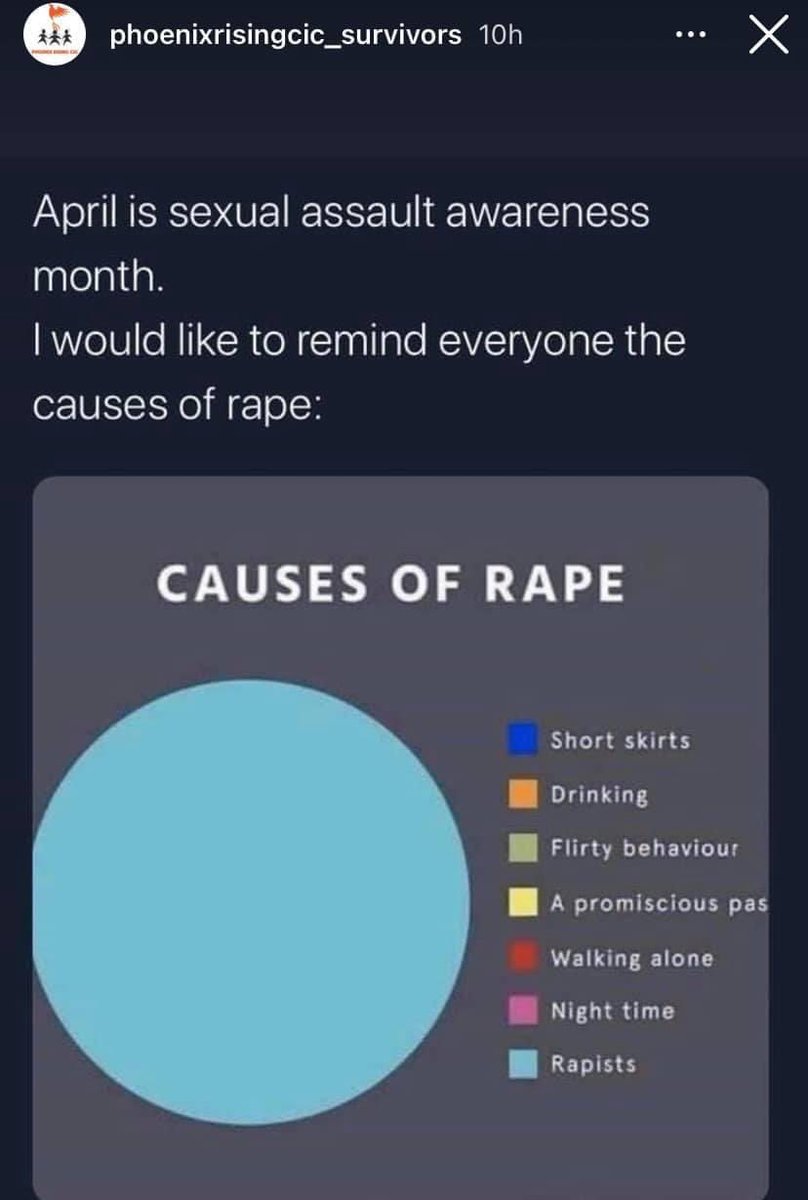Rapists are the ONLY cause of rape! 

#thecourtsaid #sexualassaultawareness