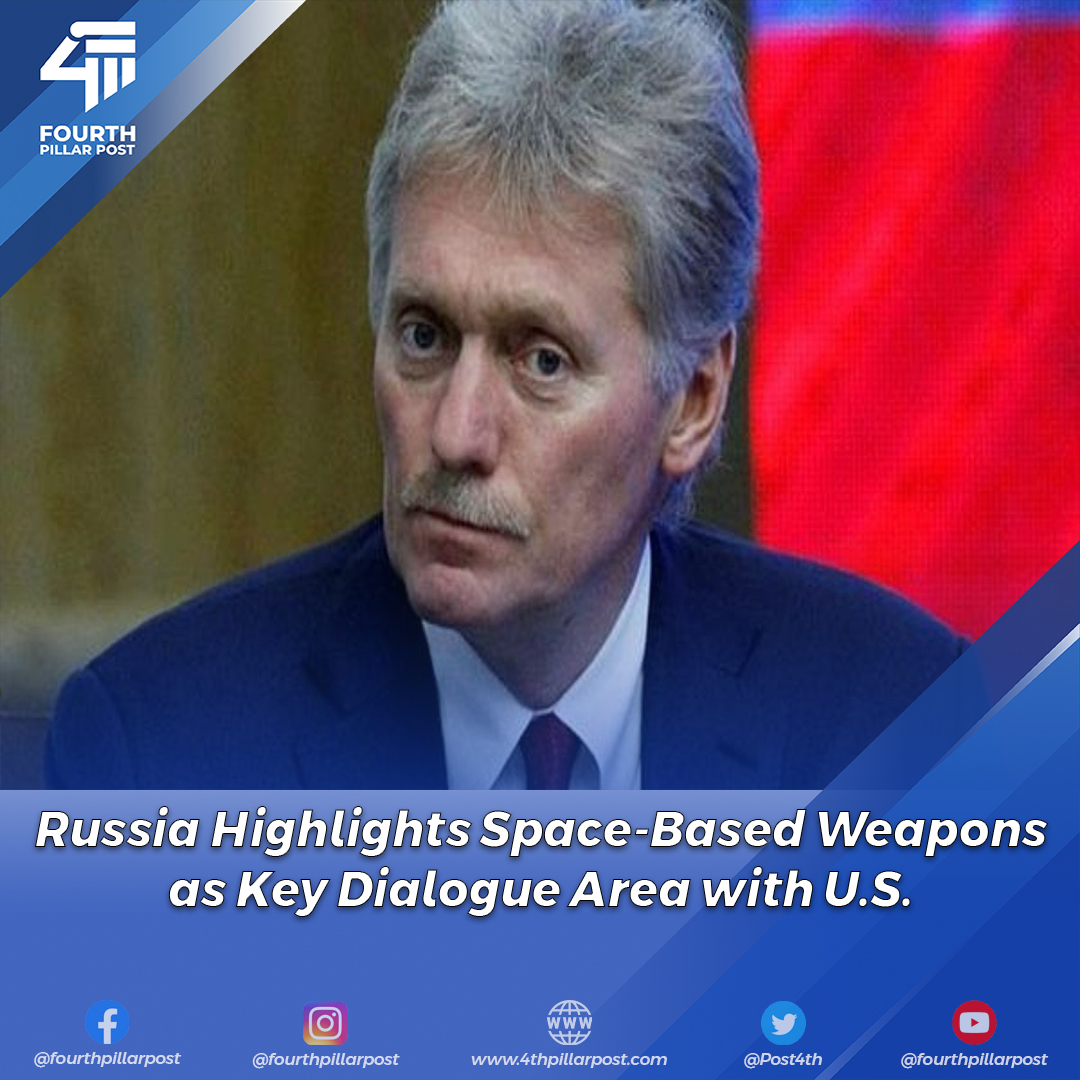 Russia emphasizes strategic security issues, including space-based weapons, as the main potential area for dialogue with the United States amid rising tensions.#RussiaUSDialogue #StrategicSecurity #SpaceWeapons
Read more: 4thpillarpost.com