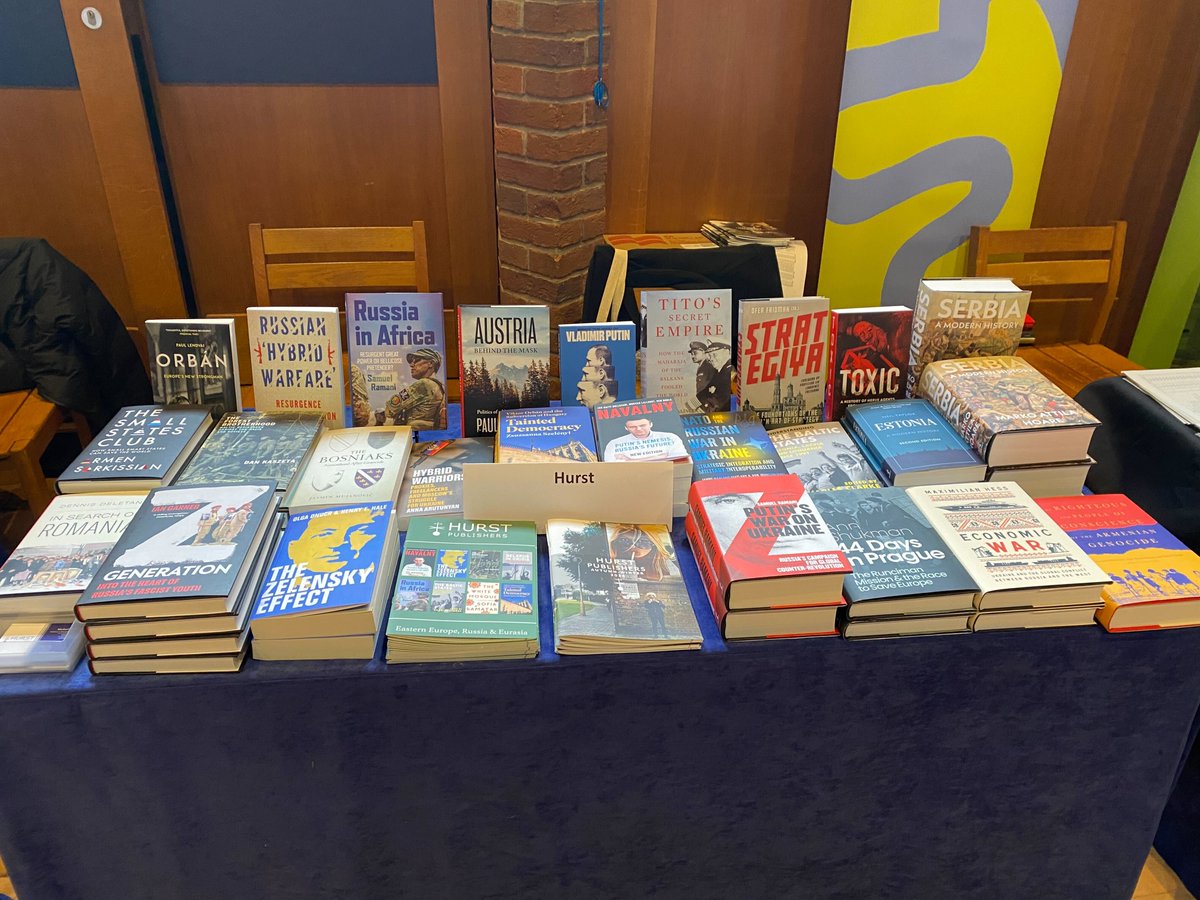 Are you at #BASEES2024 in Cambridge this weekend? Stop by our stall to see titles from our #EasternEurope, #Russia & #Eurasia catalogue! @BASEES ➡️tinyurl.com/mvzbdkmb