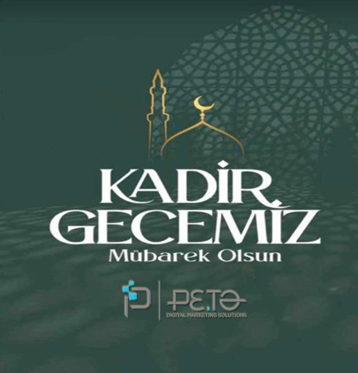 Bin aydan daha hayırlı olan Kadir Gecesi mübarek olsun.🙏 🌹🌙
🌍 petadijital.com 
📞 0 212 909 9 782
#KadirGecesi #petadijital #DigitalMarketingStrategy #marketingagency #dijitalpazarlama #socialmediamarketing #digitaladvertising #dijitalreklam #webtasarım