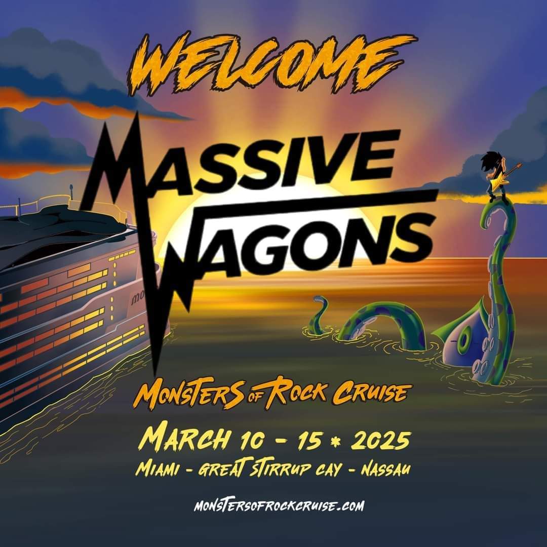 We are absolutely delighted @MassiveWagons will be rocking the sunny seas on MORC !!! 🥰

All info here :
monstersofrockcruise.com/?fbclid=IwAR0q…

#massivewagons #morc2025 #monstersofrockcruise
All info here 

#massivewagons #morc2025 #monstersofrockcruise