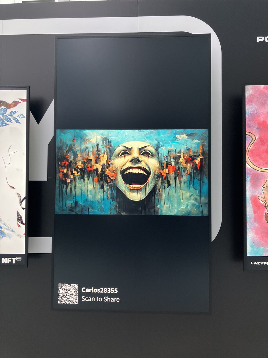 Spotted at #nftnyc2024
<a href="/carlos28355/">Carlos28355.art 🏳️‍🌈🫂</a> 

🔥🔥🔥
<a href="/NFT_NYC/">NFT.NYC</a>