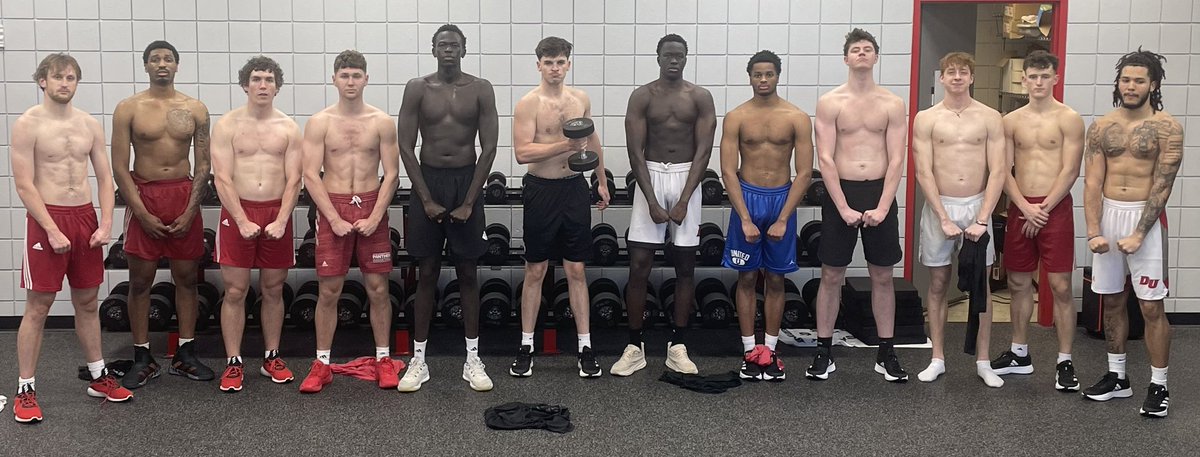 DruryMBB's tweet photo. 💪🏽Weight Room Progress 💪🏽

#PanthersGettingStrong https://t.co/KNVDwns0hy