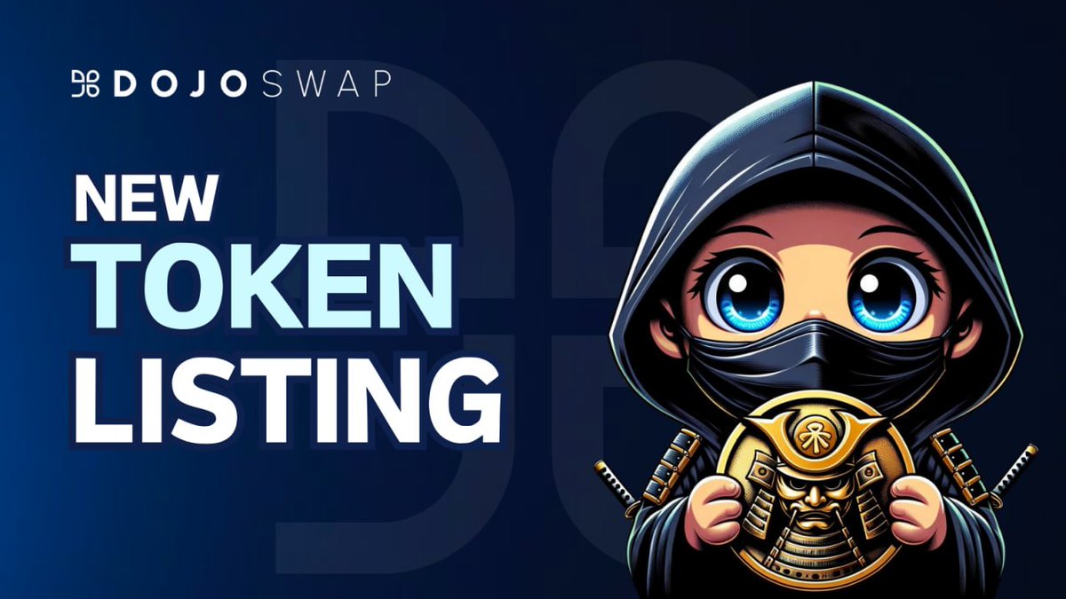 ⚔️ New Token Listing $DUEL has been whitelisted for trading on DojoSwap dex. You can buy and sell $DUEL on our swap page > dojo.trading/swap @Gamegptofficial Disclaimer: we do not endorse any token, invest/trade at your own risk