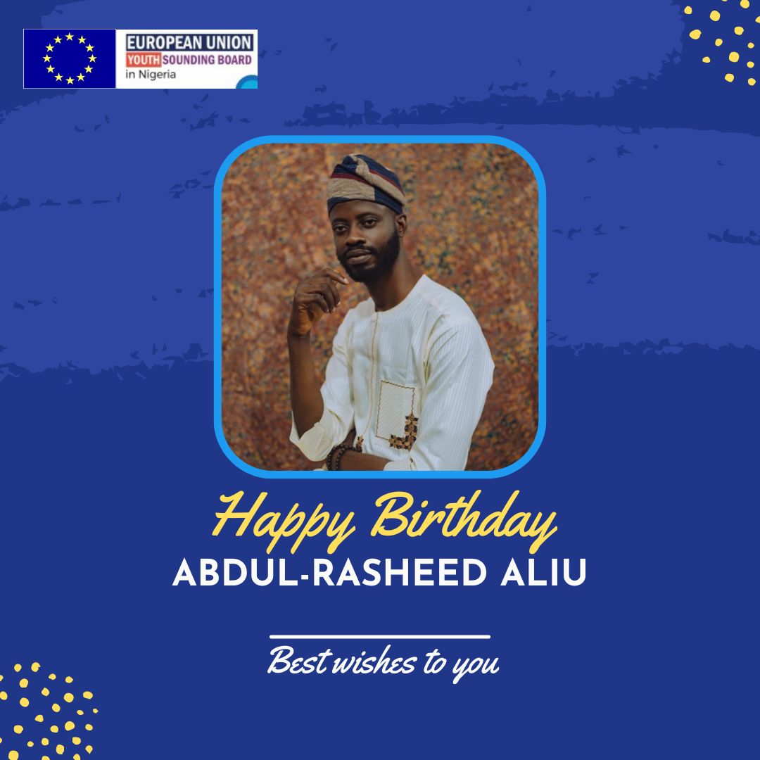 A quiet leader and passionate achiever. Effortlessly funny & supportive. Happy birthday, Rasheed Aliu. We wish you many more years of success and uplift. #EUYSBNigeria #SoundItWithYSB #happybirthday