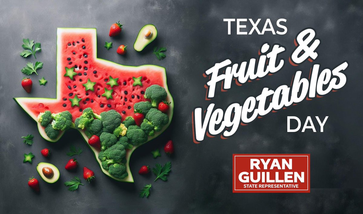 Up and down House District 31, we're known for some of our world-famous fruits and vegetables! From the juicy citrus fruits of the Rio Grande Valley to the flavorful berries and melons of the Eagle Ford region, our local produce is second to none. Let's celebrate our bounty and…