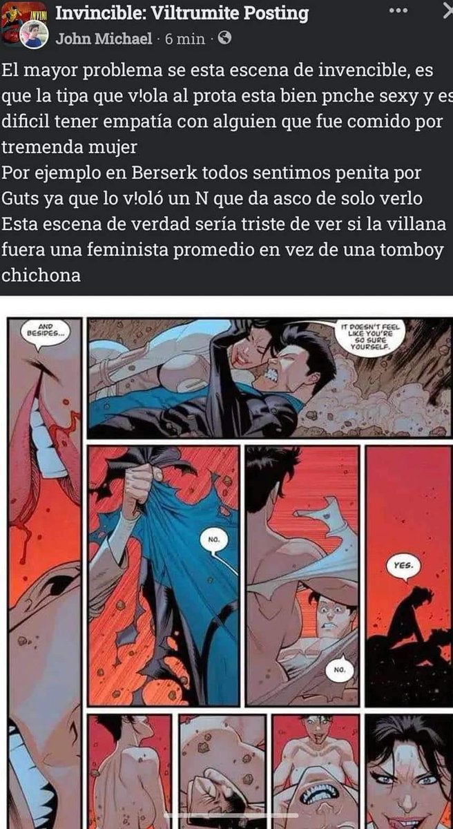 Erivlt's tweet photo. Hombres: "ES QUE LAS FEMINISTAS NO DICEN NADA CUANDO VI*LAN A UN HOMBRE"

Onvres cuando leen sobre la vi*lación de un hombre: https://t.co/TaarzF8m9v