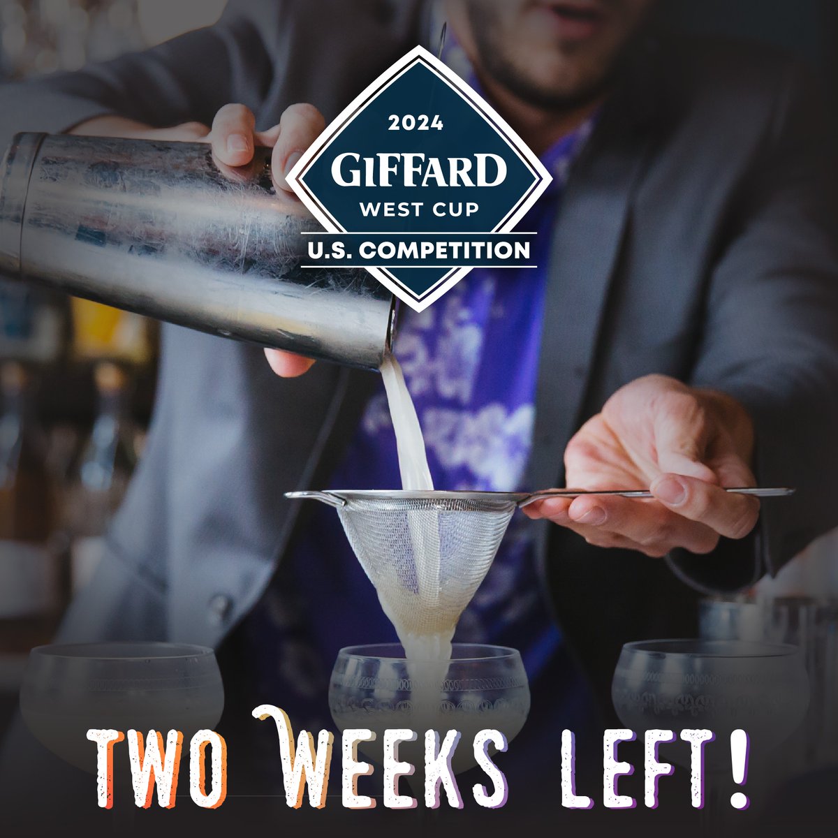 Only TWO WEEKS left to submit your cocktail for the Giffard West Cup competition! 

Click the link in our bio to enter today!

#GiffardWestCup #GWC22024 #MakeItWithGiffard #USWestCup #ArtofBlanace